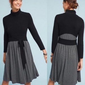 Anthropologie Moth Ballet Knit Sweater Dress XS